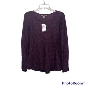 NWT Harmony Balance size small purple sweater top